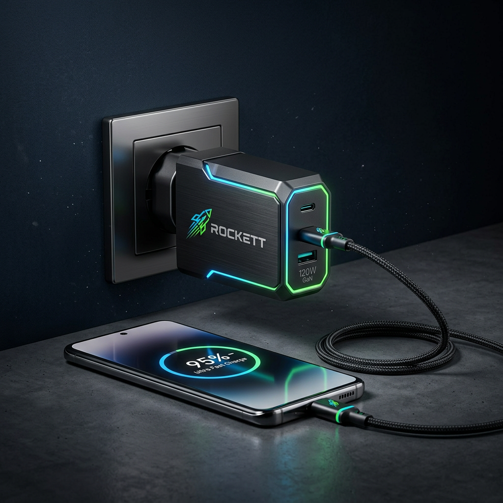 Cargador Ultra Rápido Rocket Charge Pro